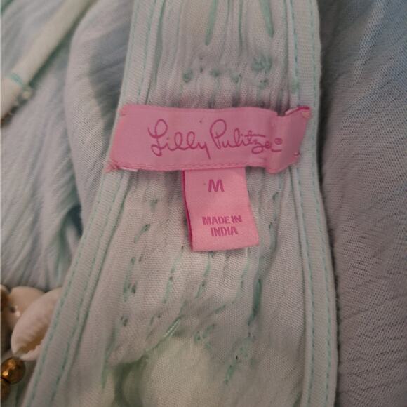 KENLI MIDI COVER-UP DRESS IN INDIGO OMBRE - Picture 5 of 12